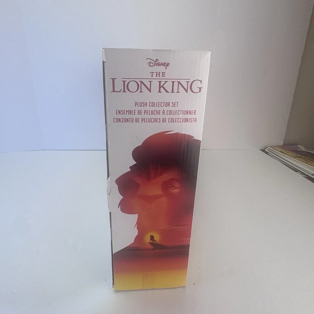 Disney The Lion King Plush Collector Set of 4 Timon Simba Nala Pumba New